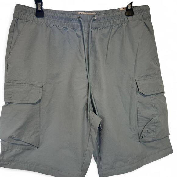 PacSun Convertible Cargo Pants Shorts | Light Blue Utility Zip-Off Men's Size L - Picture 6 of 7